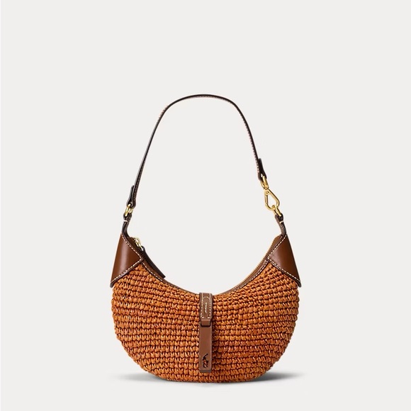 Ralph Lauren mini raffia Id bag - Picture 2 of 5